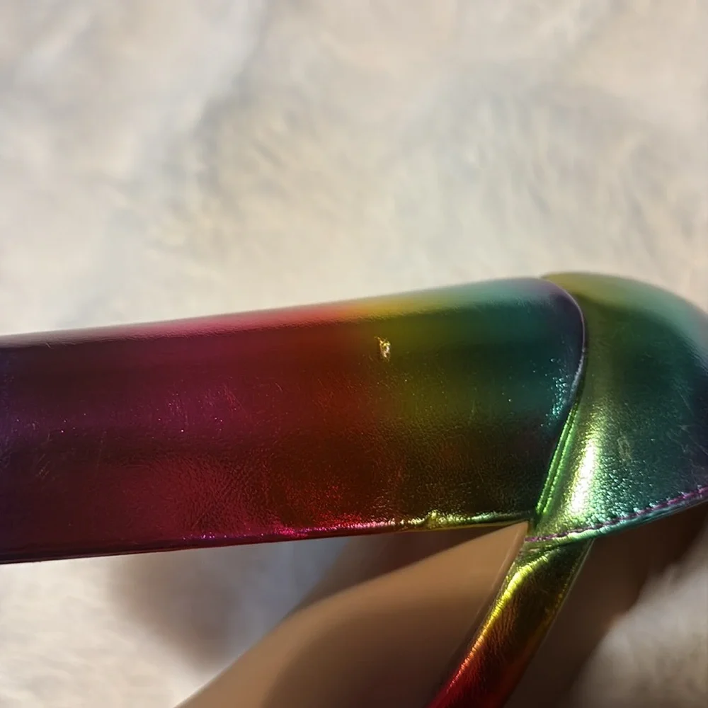 NWT Torrid Rainbow High Heels - Picture 7 of 7